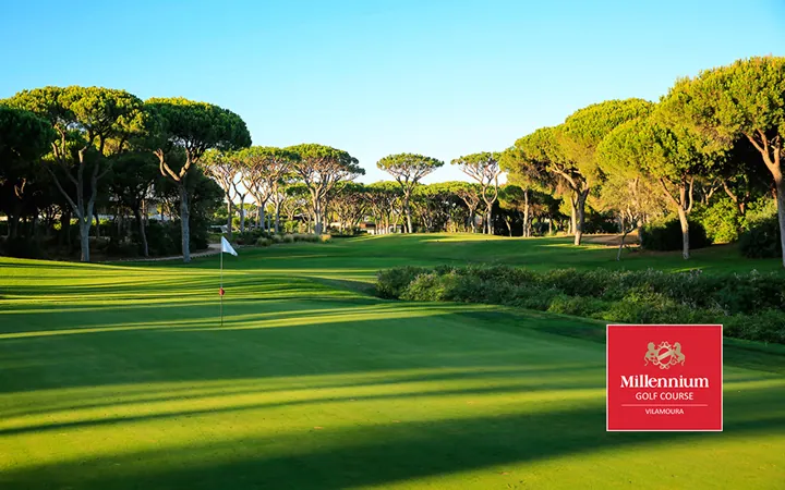 Fairway and pines on the Dom Pedro Millennium course at Vilamoura